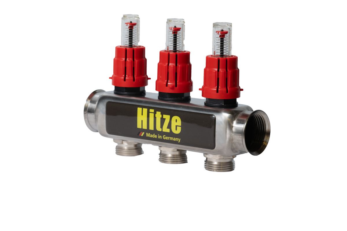 კოლექტორი  ხარჯმზომებით 1"